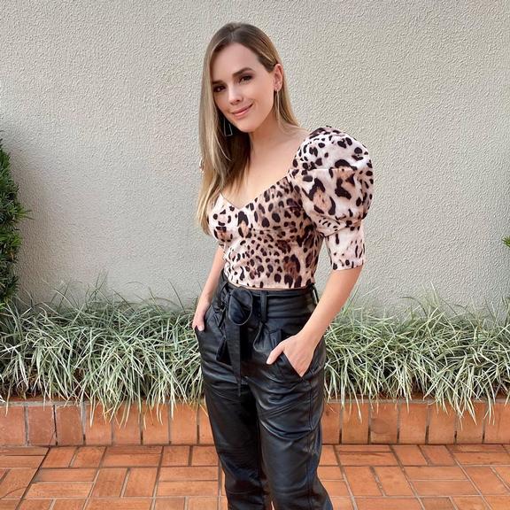 Thaeme mostra look do Encontro