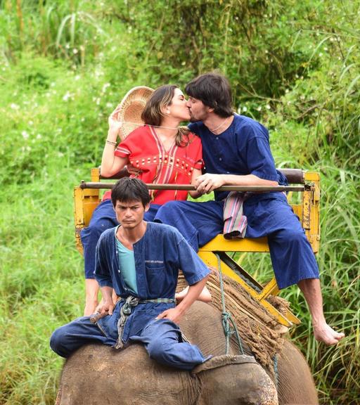 Patricia Abravanel e o marido