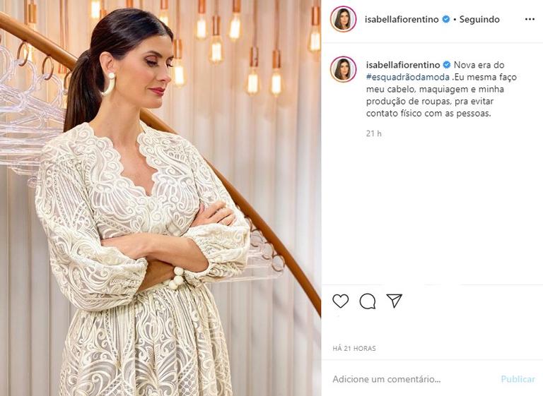 Isabella Fiorentino volta a gravar o Esquadrão da Moda