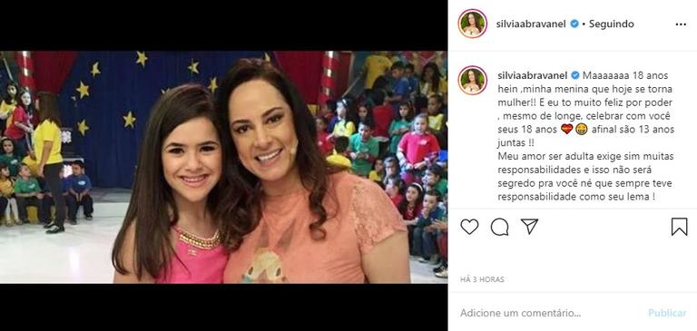 Silvia Abravanel faz homenagem de aniversário para Maisa