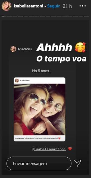 Isabella Santoni relembra Malhação Sonhos com Bruna Hamú