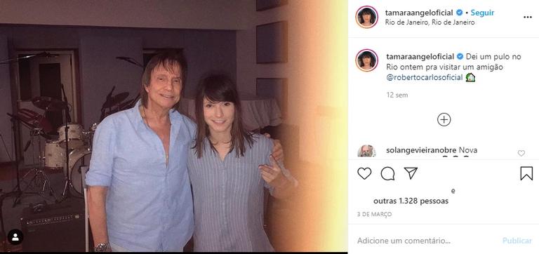 Roberto Carlos estaria namorando cantora de 27 anos