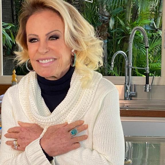 Ana Maria Braga encanta seguidores ao surgir sorridente em suas redes sociais