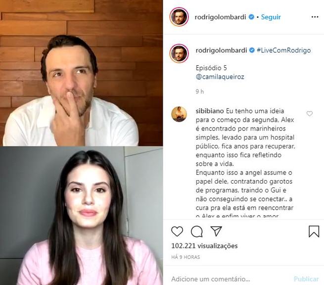 Rodrigo Lombardi e Camila Queiroz relembram Verdades Secretas