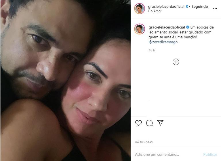 Graciele Lacerda e Zezé Di Camargo