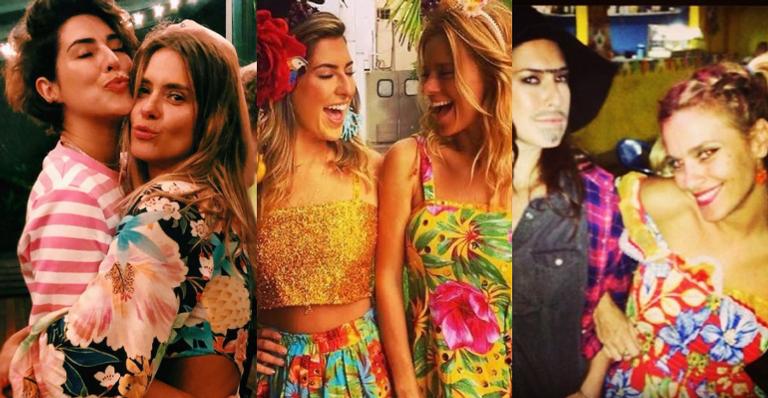 Carolina Dieckmann parabeniza Fernanda Paes Leme 