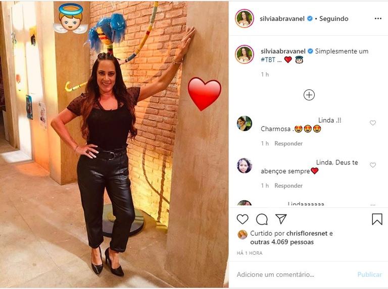 Silvia Abravanel look do dia