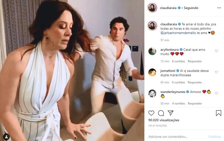 Claudia Raia e Jarbas Homem de Mello