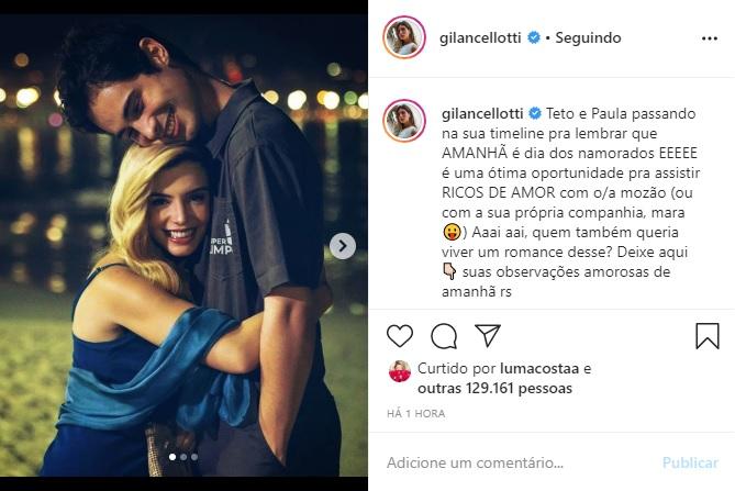 Giovanna Lancellotti relembra fotos com Danilo Mesquita