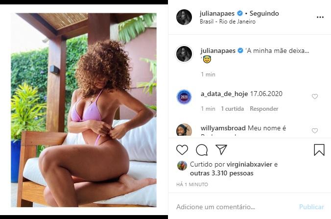 Juliana Paes arranca suspiros em clique de biquíni