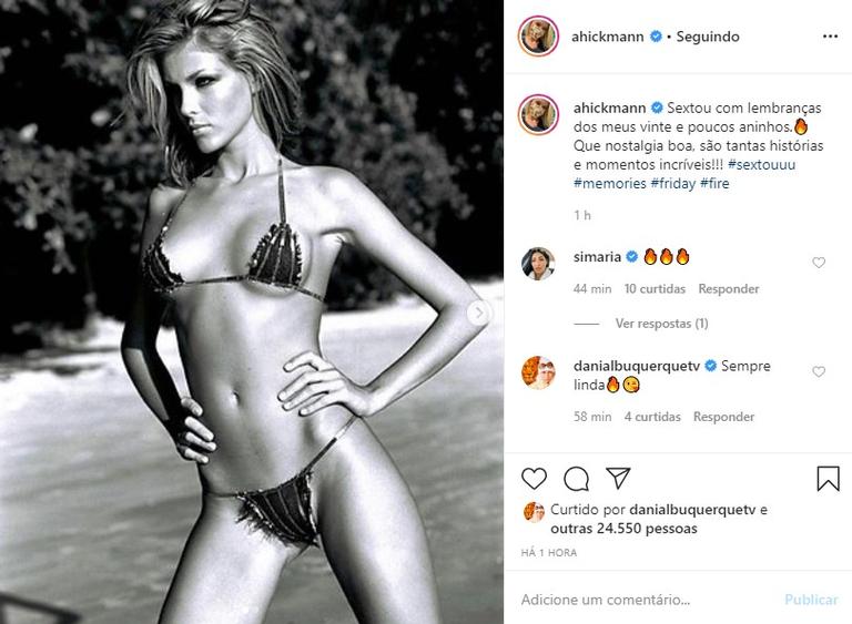 Ana Hickmann de biquíni