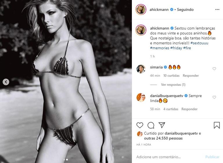 Ana Hickmann de biquíni