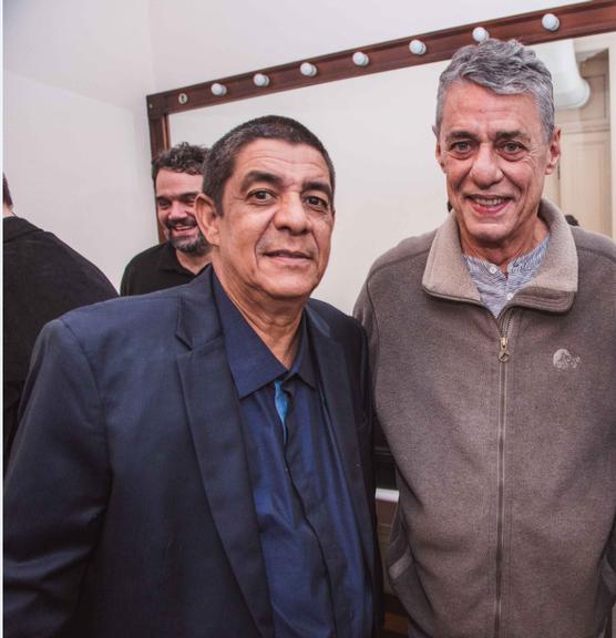 Zeca Pagodinho compartilha homenagem de aniversário ao amigo, Chico Buarque