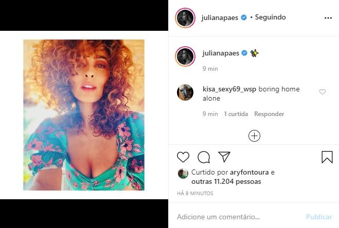 Juliana Paes posa contra o sol e seguidores rasgam elogios