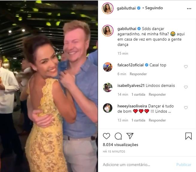 Gabi Luthai e Teo Teló protagonizam momento fofo nas redes 