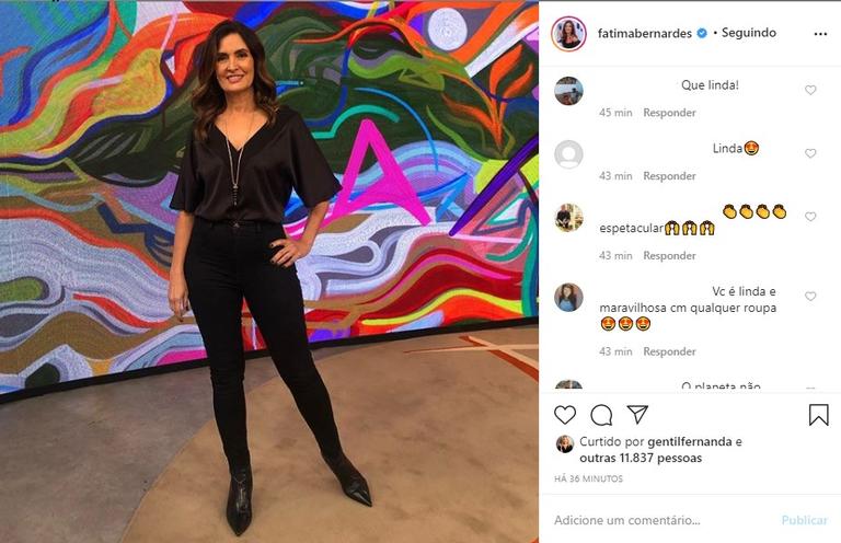 Fátima Bernardes look do dia