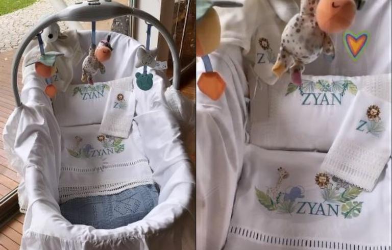 Giovanna Ewbank compartilha enxoval personalizado de Zyan