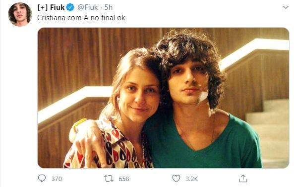 Fiuk relembra Malhação ID com Christiana Ubach