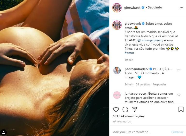 Giovanna Ewbank se declara para a família 