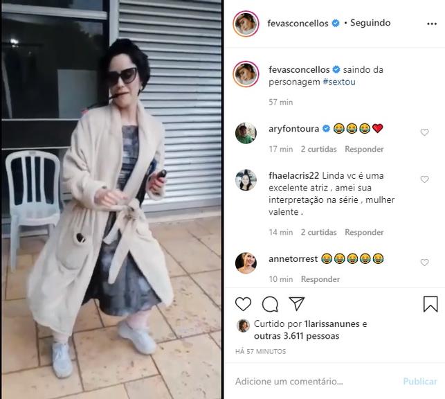 Fernanda Vasconcellos diverte a web em vídeo dançando