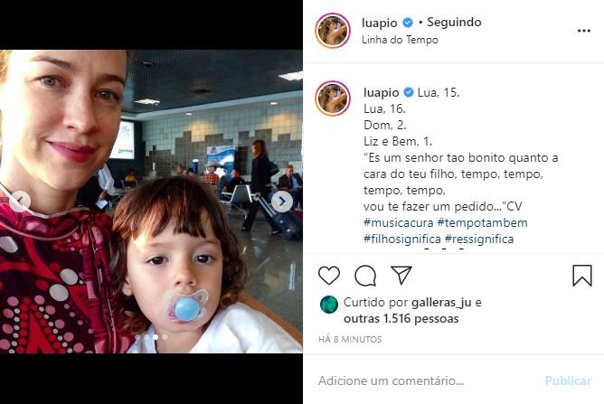 Luana Piovani encanta a web ao recordar sequência de fotos