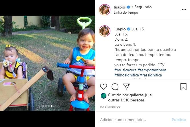 Luana Piovani encanta a web ao recordar sequência de fotos