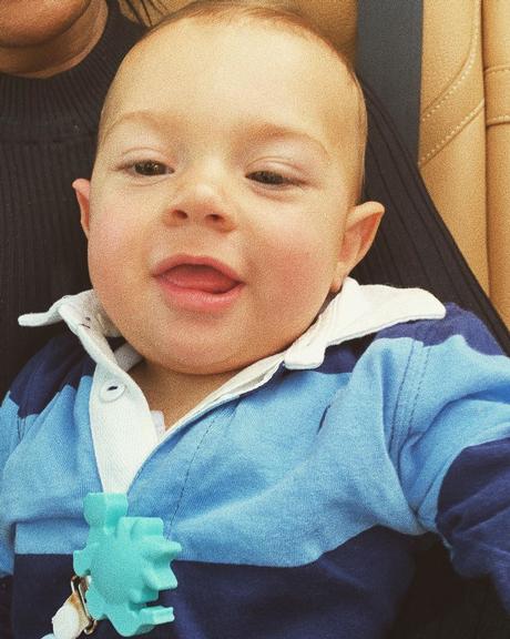 Vini Martinez comemora 10 meses de Valentin e encanta