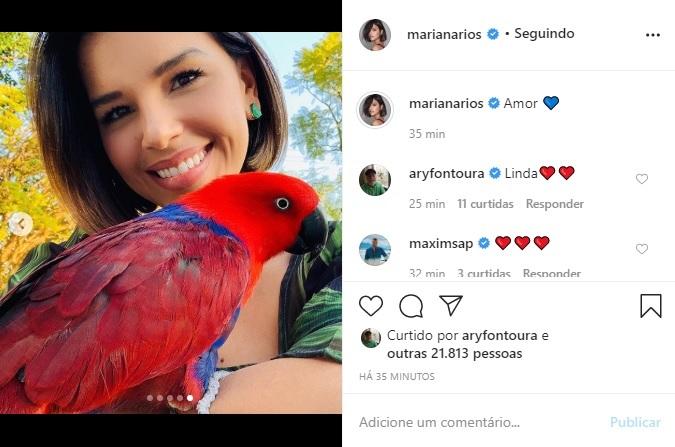 Mariana Rios arranca elogios em sequência de fotos inusitada