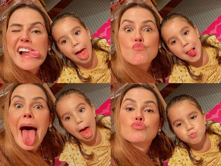 Deborah Secco explode o fofurômetro ao surgir posando com a filha, Maria Flor 