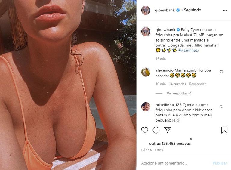  Giovanna Ewbank posa de biquíni e arranca suspiros