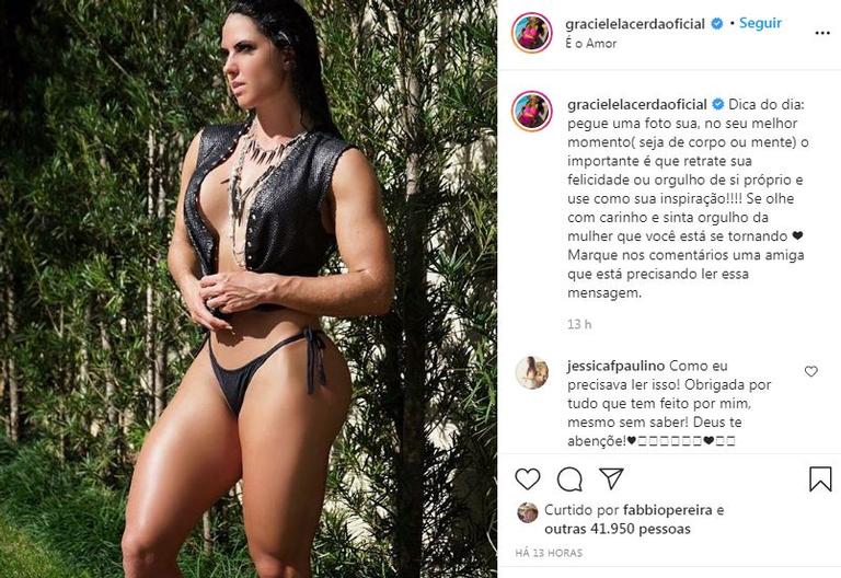 Graciele Lacerda fala sobre amor próprio e empoderamento