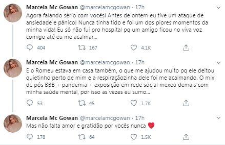 Marcela Mc Gowan fala sobre saúde mental