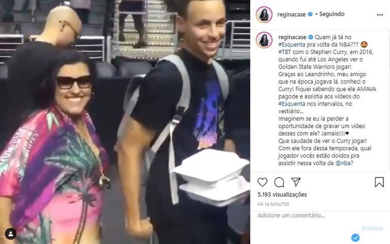 Regina Casé relembra encontro com Stephen Cury