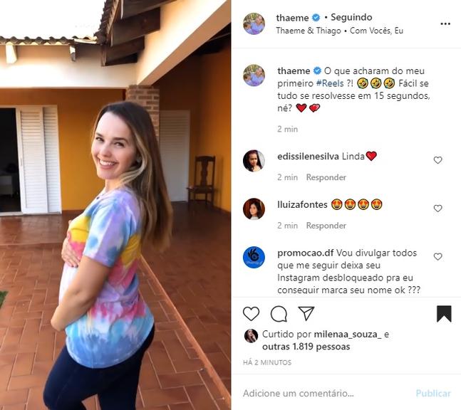 Thaeme e Liz aparecem nas redes em vídeo dançando juntas