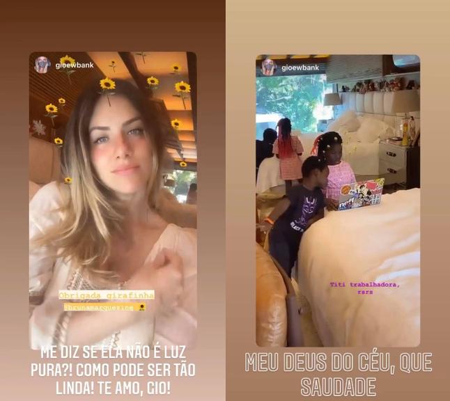 Bruna Marquezine enche Giovanna Ewbank de elogios nas redes