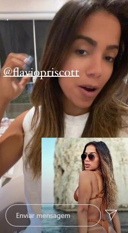 Anitta exibe cabelo natural na web