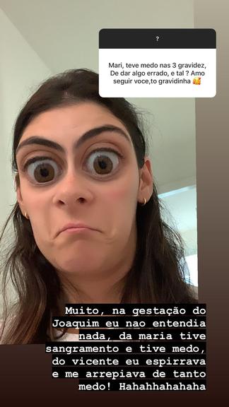 Mariana Uhlmann revela se sentiu medo durante as gestações