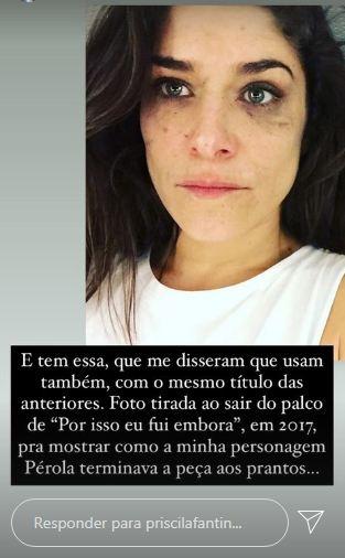 Priscila Fantin nega notícias falsas de doença grave