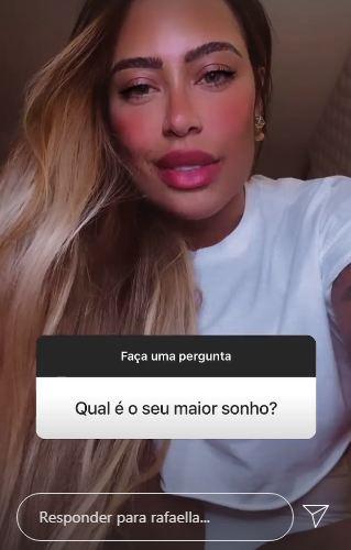 Rafaella Santos revela que seu maior sonho é ser mãe