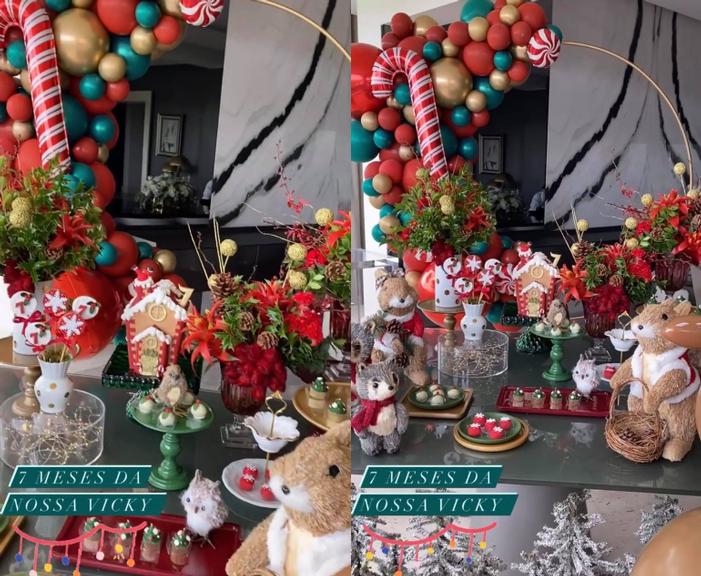 Ana Paula Siebert mostra decoração dos 7 meses da filha