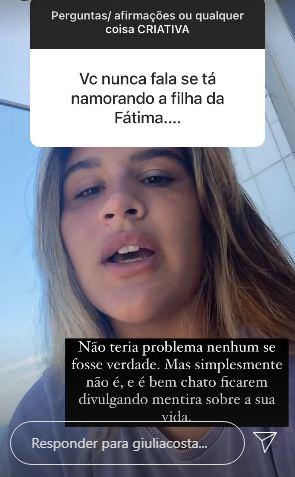 Bia Bonemer se pronuncia sobre rumores de namoro com Bia Bonemer