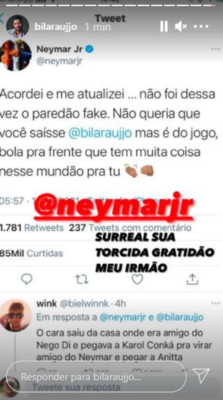 Arcrebiano se espanta com torcida de Neymar Jr.