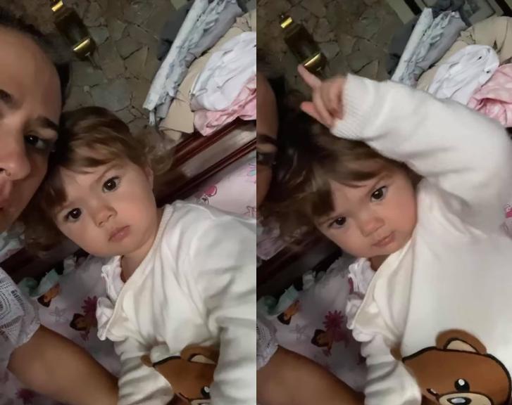 Tatá Werneck compartilha vídeo fofíssimo com a filha, Clara 