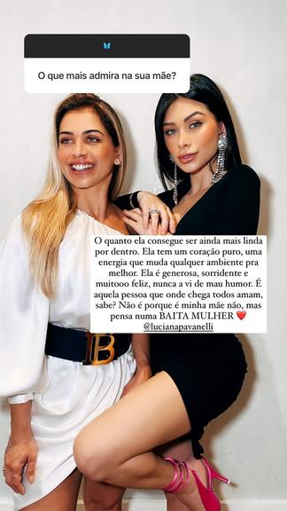 Flavia Pavanelli com a mãe