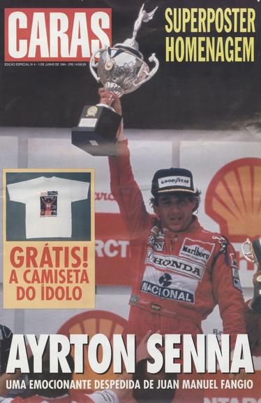 Relembre as capas da revista CARAS com Ayrton Senna 