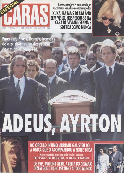 Relembre as capas da revista CARAS com Ayrton Senna 