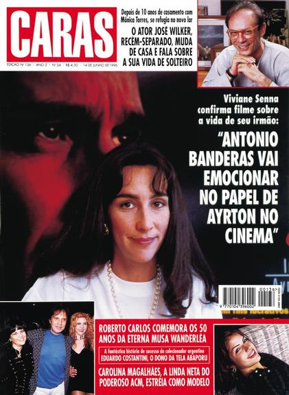 Relembre as capas da revista CARAS com Ayrton Senna 