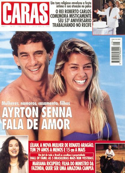 Relembre as capas da revista CARAS com Ayrton Senna 