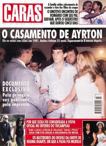 Relembre as capas da revista CARAS com Ayrton Senna 