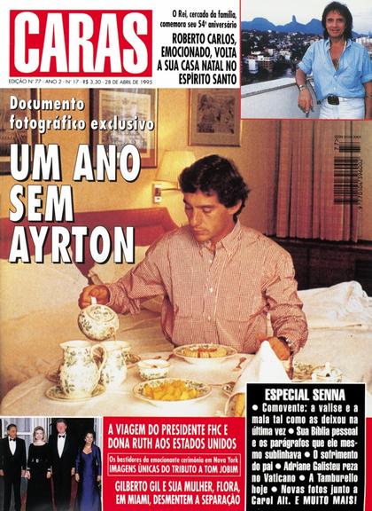 Relembre as capas da revista CARAS com Ayrton Senna 